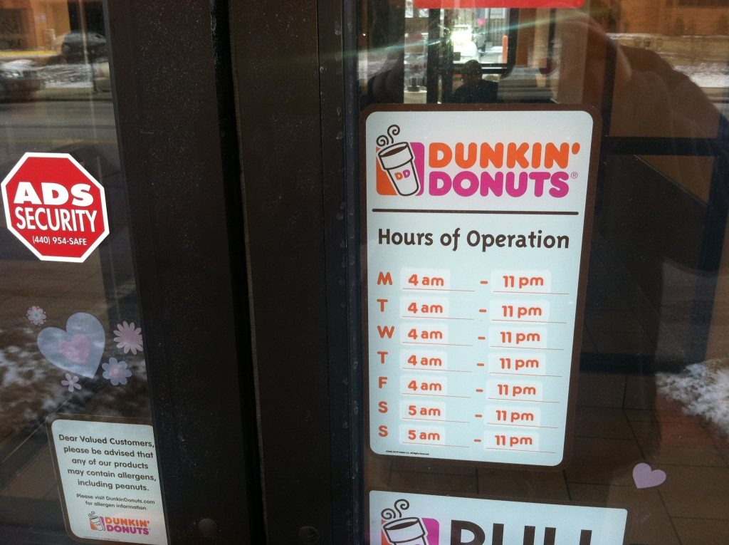 Is Dunkin Donuts Open?