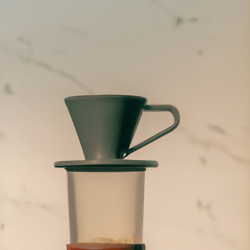 AeroPress brewing process.