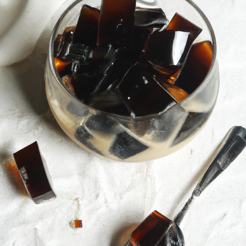 Coffee Jelly Dessert