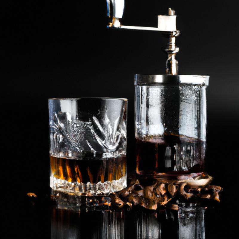 Coffee Liqueur Pouring