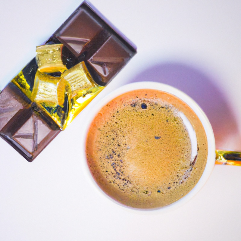 Coffee-infused chocolate: Tempting blend.