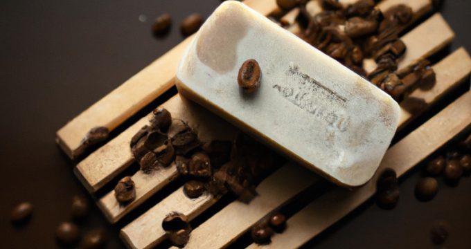 Coffee-infused soap.