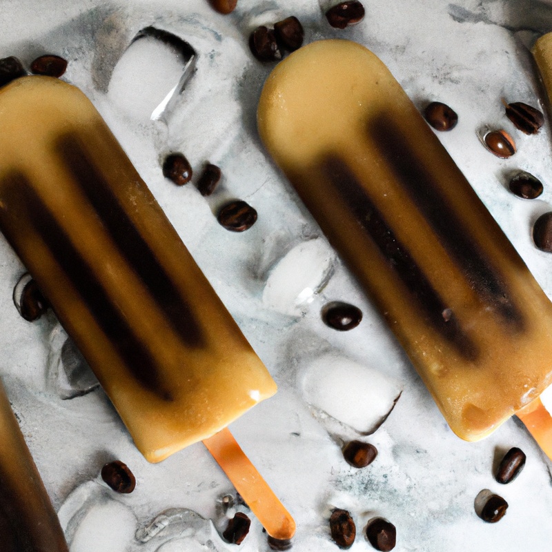 Iced coffee popsicles.