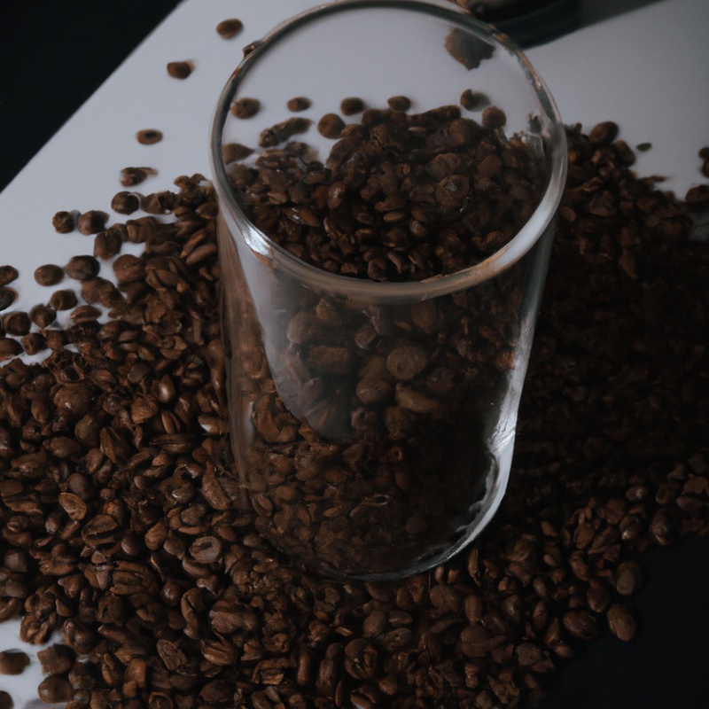 Pour-over coffee preparation.