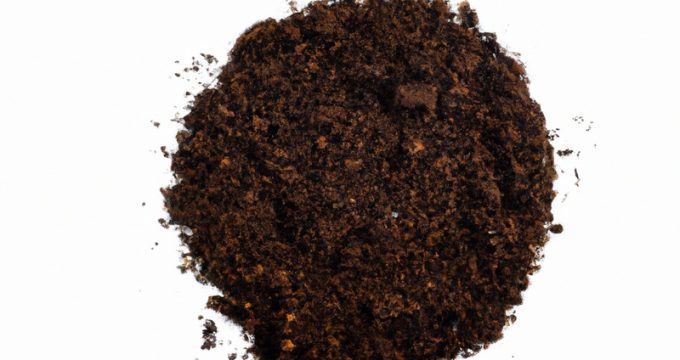 Reused coffee grounds