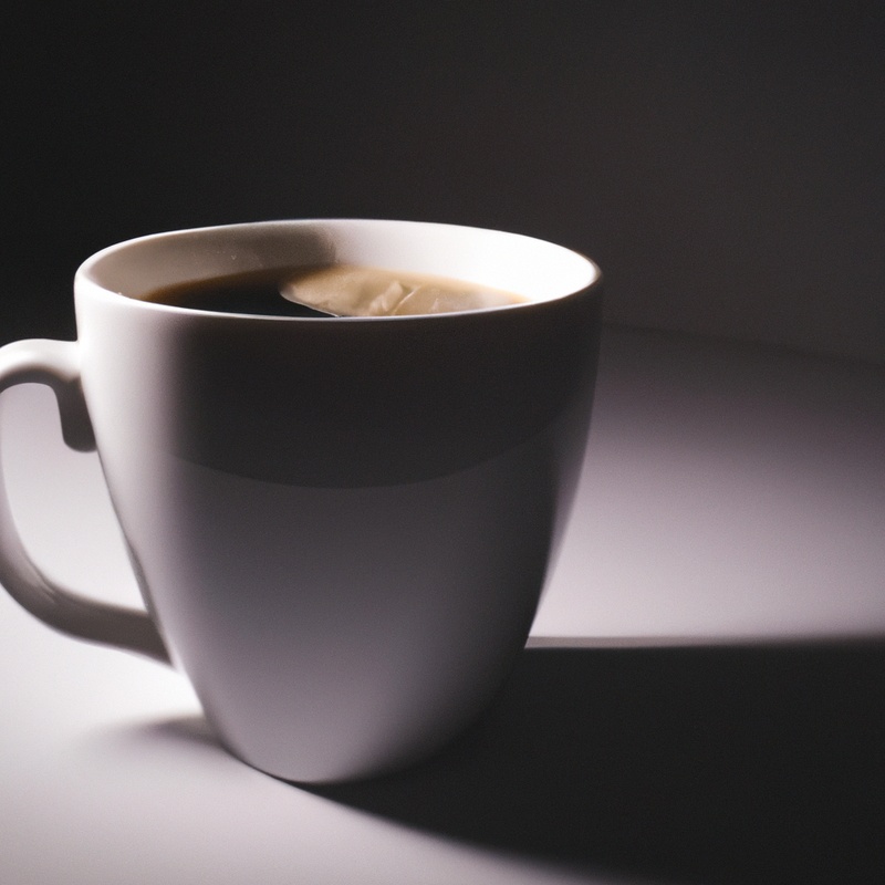 Steaming mug of cold brew