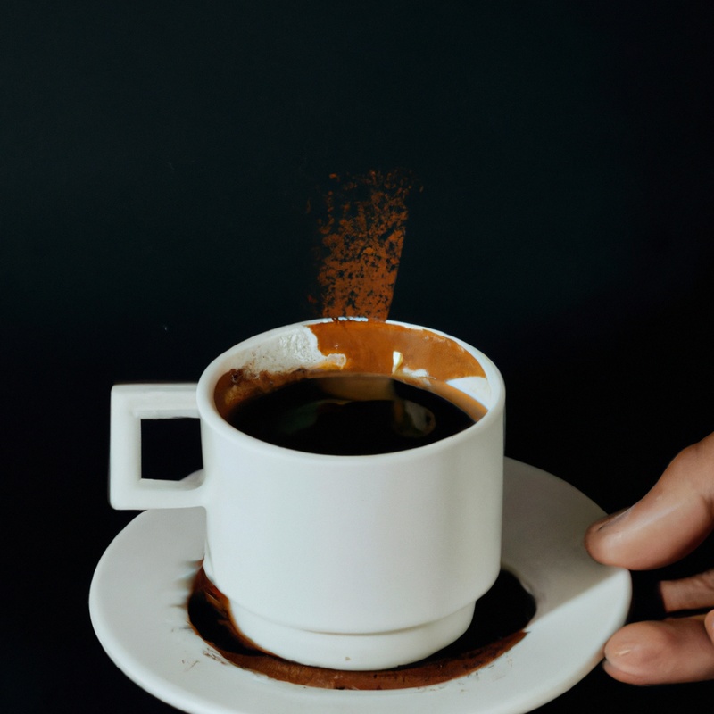 Turkish coffee brewing.